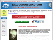 Tablet Screenshot of dialogointerno.com